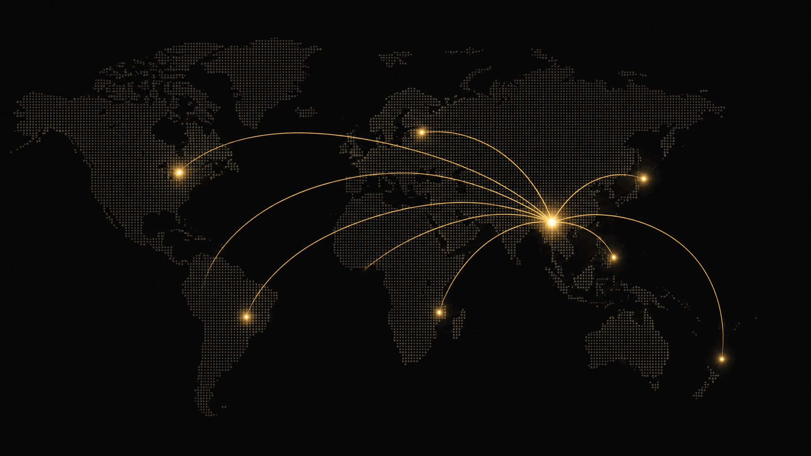 Global sourcing network map